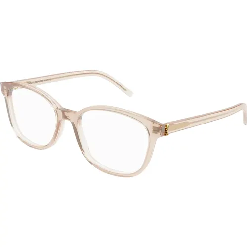 Transparent Nude Eyewear Frames SL M113 , unisex, Sizes: 54 MM - Saint Laurent - Modalova