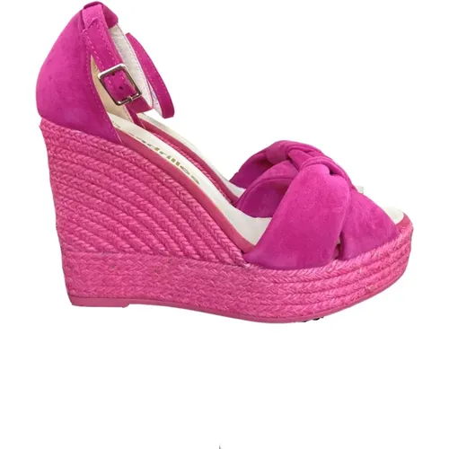 Sandals Fuchsia , female, Sizes: 4 UK, 5 UK, 3 UK - Espadrilles - Modalova