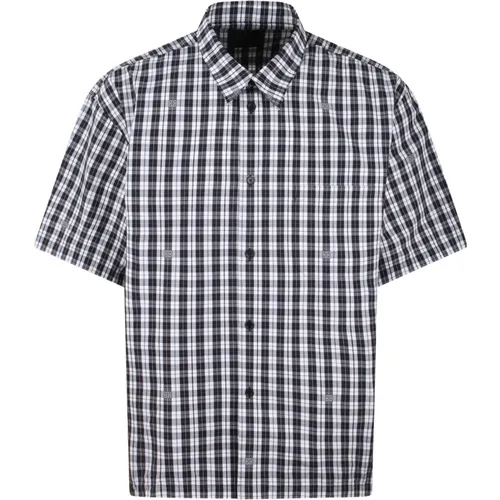 G Checked Poplin Shirt , male, Sizes: XL, L, 2XL - Givenchy - Modalova