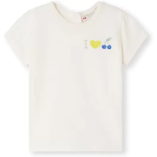 Besticktes Logo Baumwoll T-shirts und Polos - Bonpoint - Modalova