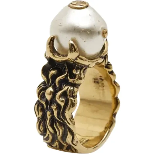 Pre-owned Metal rings , female, Sizes: ONE SIZE - Gucci Vintage - Modalova