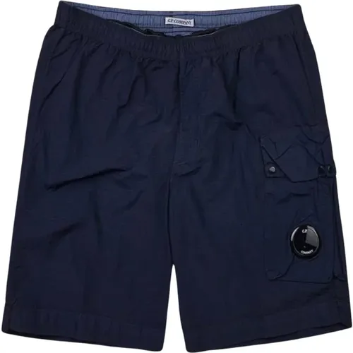 Casual Denim Shorts for Men , male, Sizes: M - C.P. Company - Modalova