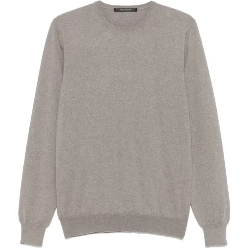 Sweaters Grey , male, Sizes: 2XL - Tagliatore - Modalova