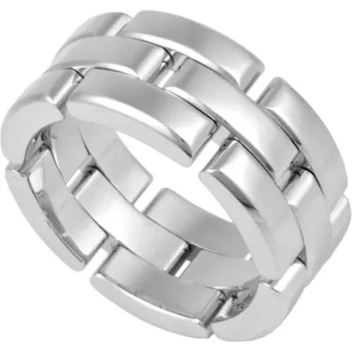 Pre-owned White Gold rings , female, Sizes: ONE SIZE - Cartier Vintage - Modalova