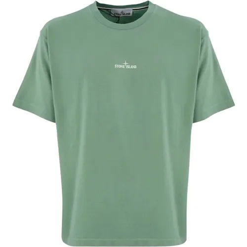 Mens Printed T-shirt , male, Sizes: 2XL, XL, L - Stone Island - Modalova