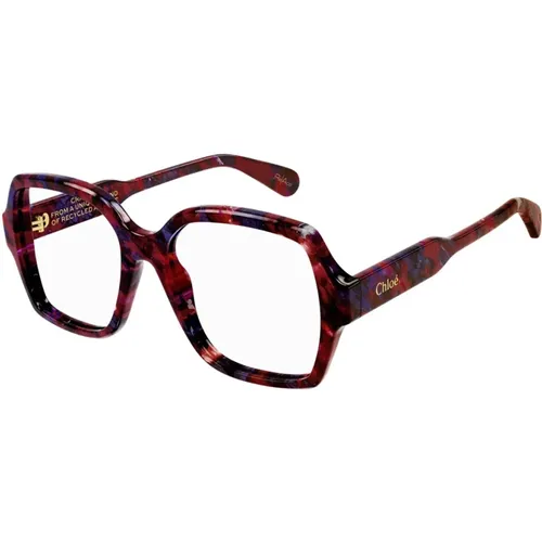 Vintage Oversize Square Frame Glasses , female, Sizes: 53 MM - Chloé - Modalova