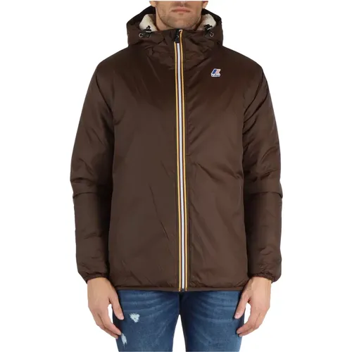 Hooded Jacket LE Vrai 3.0 Claude Orsetto , male, Sizes: L - K-way - Modalova