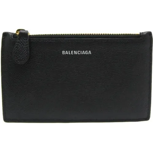 Pre-owned Leather wallets , female, Sizes: ONE SIZE - Balenciaga Vintage - Modalova