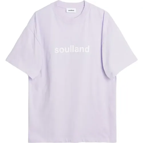 Bio-Baumwolle Ocean T-shirt , unisex, Größe: S/M - Soulland - Modalova