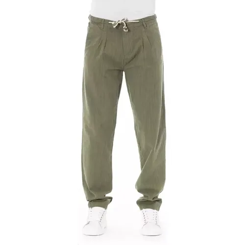 Trend Army Baumwoll Jeans Hose , Herren, Größe: L - Baldinini - Modalova