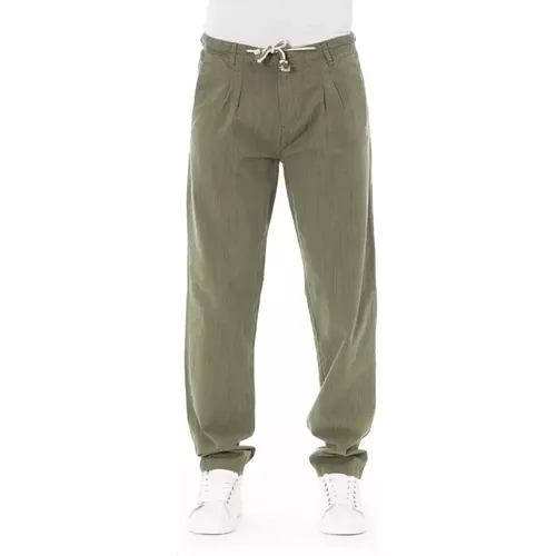 Trend Army Baumwoll Jeans Hose , Herren, Größe: XS - Baldinini - Modalova