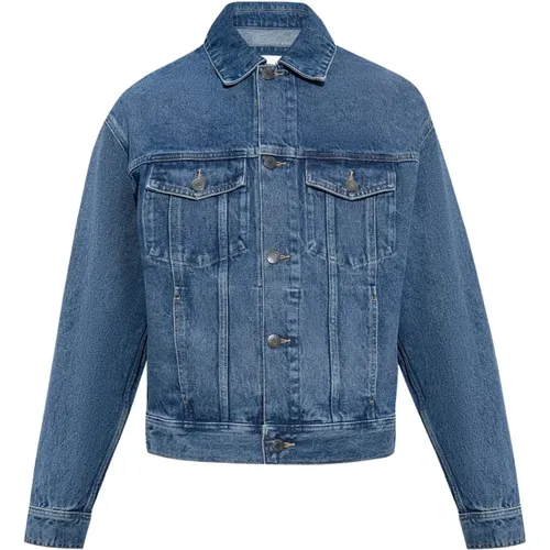 Denim jacket , male, Sizes: XL - Ami Paris - Modalova