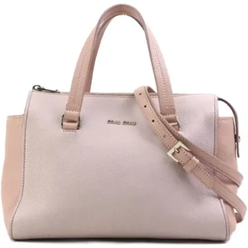 Pre-owned Leder schultertasche - Miu Miu Pre-owned - Modalova