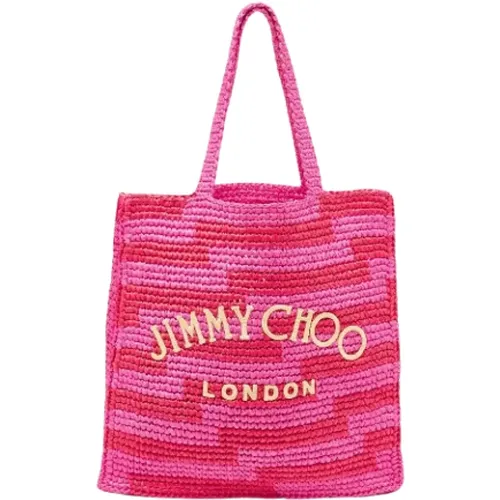 Pre-owned Raffia totes , female, Sizes: ONE SIZE - Jimmy Choo Pre-owned - Modalova