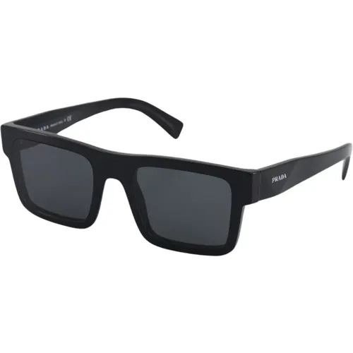 Rectangle Sunglasses , male, Sizes: 55 MM - Prada - Modalova
