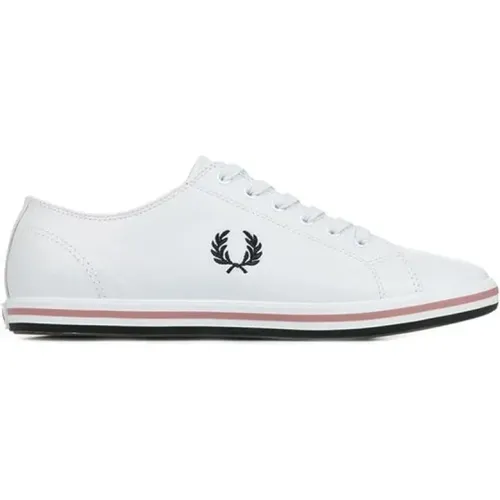 Classic Leather Sneakers with Laurel Embroidery , male, Sizes: 7 UK - Fred Perry - Modalova