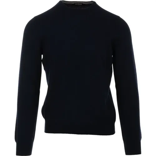 Blaue Pullover Paricollo Stil - Gran Sasso - Modalova