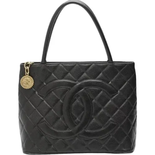 Pre-owned Leather totes , female, Sizes: ONE SIZE - Chanel Vintage - Modalova