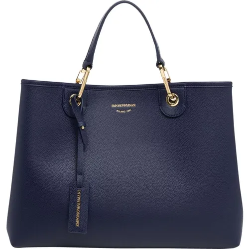 Adjustable Tote Bag with Magnet Closure , female, Sizes: ONE SIZE - Emporio Armani - Modalova