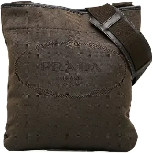 Pre-owned Canvas prada-bags , female, Sizes: ONE SIZE - Prada Vintage - Modalova