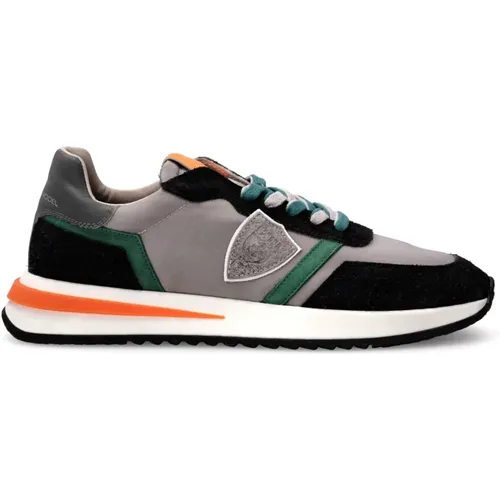 Tropez 2.1 Laufschuhe Grau Orange , Herren, Größe: 41 EU - Philippe Model - Modalova