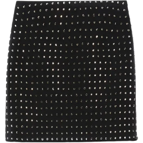 Rhinestone Geometric Skirt , female, Sizes: L, M, S - SPORTMAX - Modalova