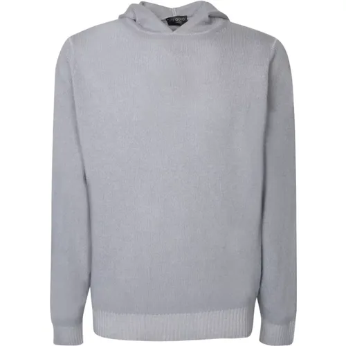 Beige Knitwear Hood Pullover Aw23 , male, Sizes: M, XL, 2XL - Dell'oglio - Modalova