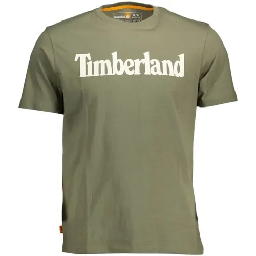 Classic T-Shirt with Round Neck , male, Sizes: XL, 2XL, S - Timberland - Modalova