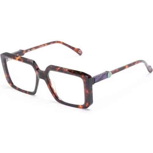Braun/Havanna Optische Brille, vielseitig und stilvoll , Damen, Größe: 53 MM - Etnia Barcelona - Modalova