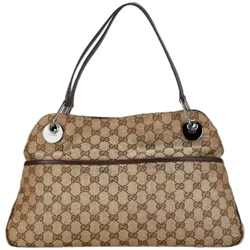 Pre-owned Canvas gucci-bags , female, Sizes: ONE SIZE - Gucci Vintage - Modalova