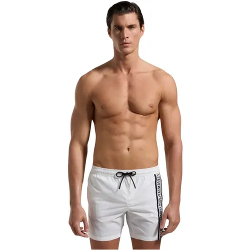 Seitenlogo Badehose , Herren, Größe: XL - Bikkembergs - Modalova