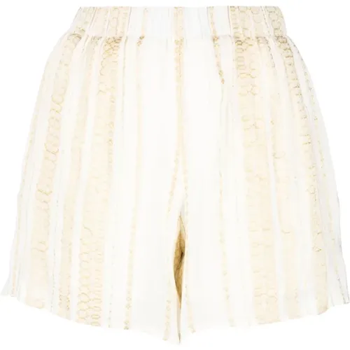 Paxi Silk Shorts , female, Sizes: 2XS - Zeus+Dione - Modalova