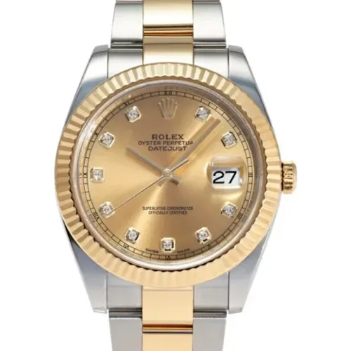 Pre-owned Gold watches , female, Sizes: ONE SIZE - Rolex Vintage - Modalova