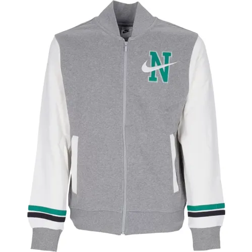 Retro Fleece Varsity Jacket Sportswear , male, Sizes: XL - Nike - Modalova