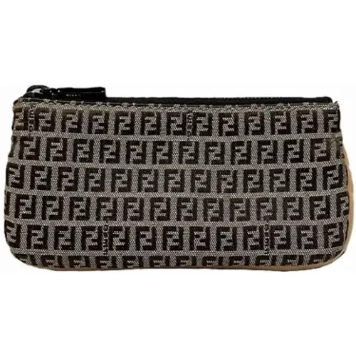 Pre-owned Canvas wallets , female, Sizes: ONE SIZE - Fendi Vintage - Modalova