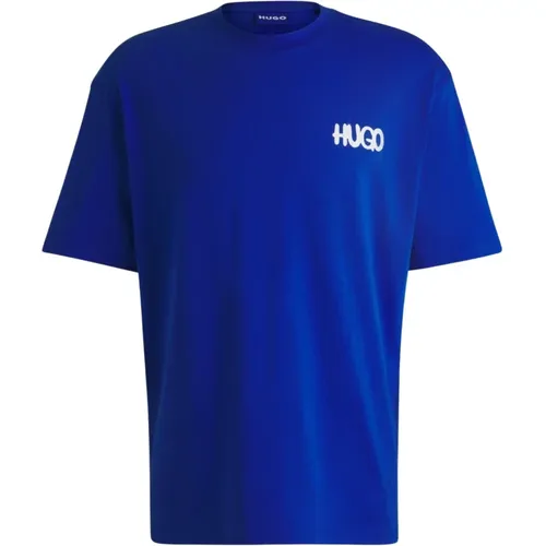 Herren Casual T-Shirt , Herren, Größe: XS - Hugo Boss - Modalova