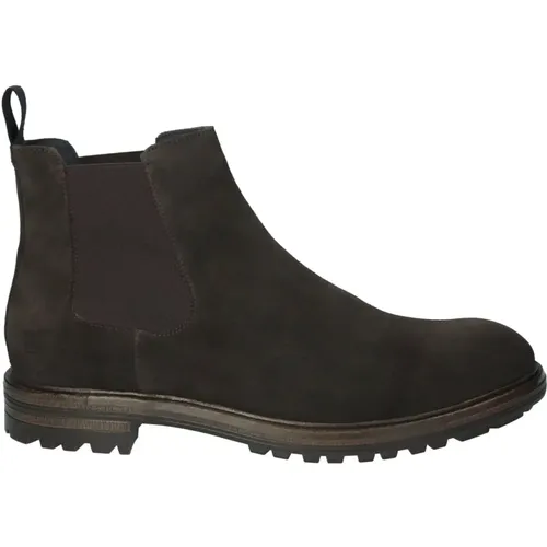 Handgefertigte Wildleder Chelsea Boots , Herren, Größe: 44 EU - Blackstone - Modalova