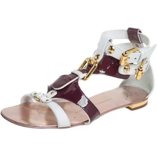 Pre-owned Fabric sandals , female, Sizes: 3 UK - Giuseppe Zanotti Pre-owned - Modalova