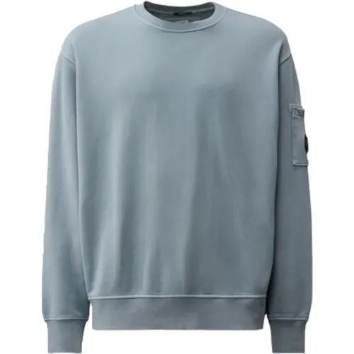 Klar Blauer Pullover , Herren, Größe: 2XL - C.P. Company - Modalova