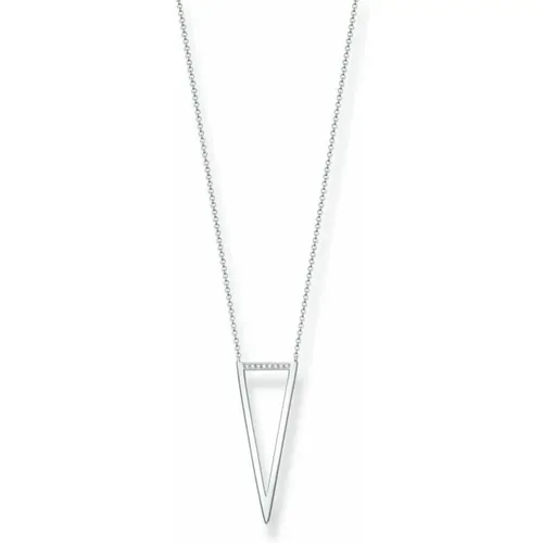 Silber Diamant Anhänger Halskette - Thomas Sabo - Modalova