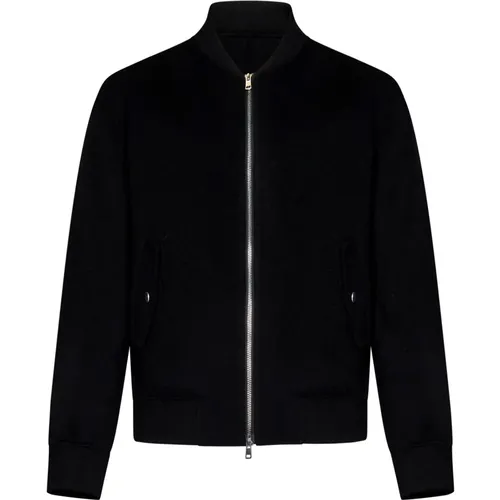 Wool Bomber Jacket , male, Sizes: M, XL, L - Low Brand - Modalova