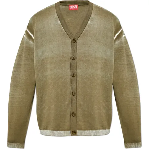 Cardigan K-Larence-Cardigan-B , Herren, Größe: XL - Diesel - Modalova