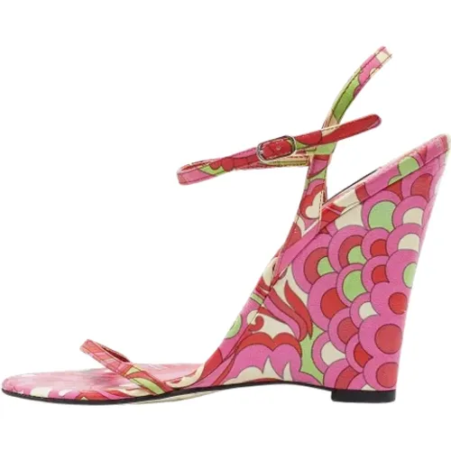 Pre-owned Leather sandals , female, Sizes: 5 1/2 UK - Dolce & Gabbana Pre-owned - Modalova