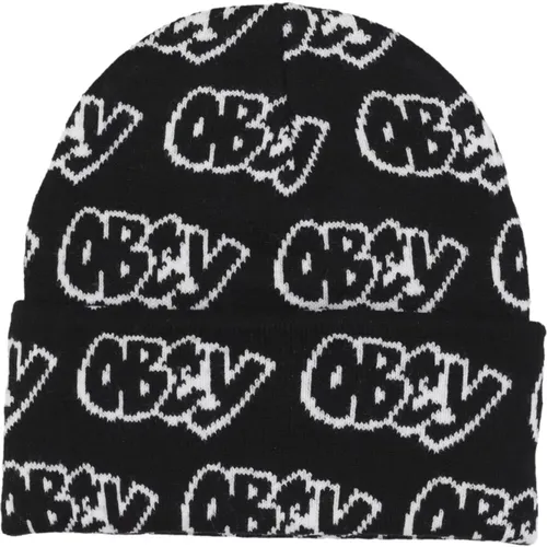 Gute Zeiten Beanie Schwarz Multi Streetwear - Obey - Modalova