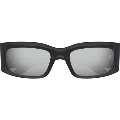 Graue Sonnenbrille, vielseitig und stilvoll , Damen, Größe: 56 MM - Balenciaga - Modalova