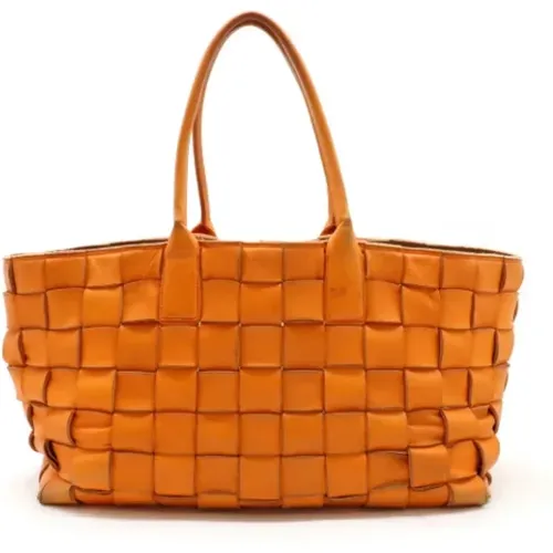 Pre-owned Leather totes , female, Sizes: ONE SIZE - Bottega Veneta Vintage - Modalova