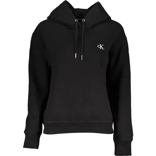 Hoodie with Embroidered Logo , female, Sizes: 2XS - Calvin Klein - Modalova