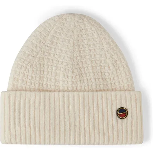 Strukturierte Wollmischung Beanie Mütze,Strukturierter Wollmischung Beanie - Busnel - Modalova