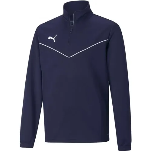 Teamrise Sweatshirt 1/4 Zip Top Jr Blau - Puma - Modalova