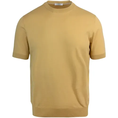 Cotton T-shirt Regular Fit , male, Sizes: M, L - Paolo Pecora - Modalova